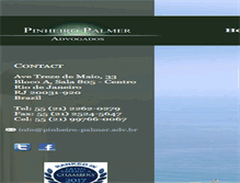 Tablet Screenshot of pinheiro-palmer.adv.br